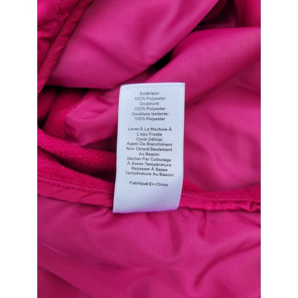 TALBOTS Womens Magenta Pink Quilted Zip Lightweight Vest Size M Colorful Layer - Picture 5 of 5